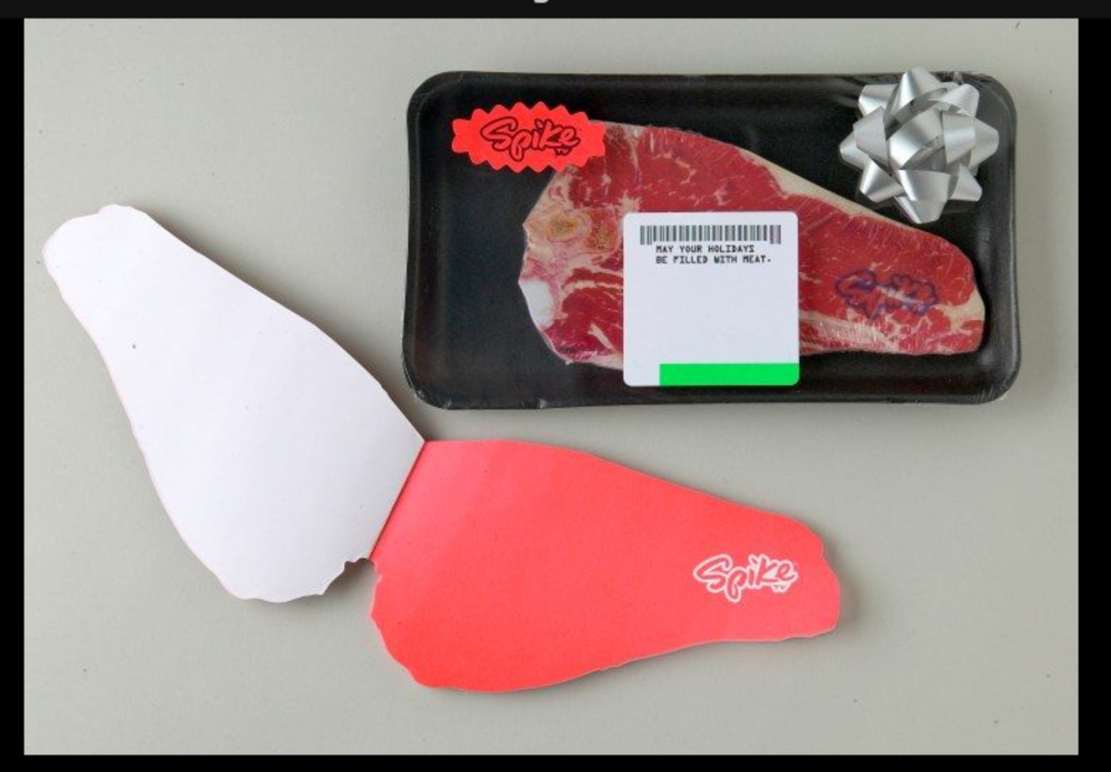SPIKE TV “MEAT” HOLIDAY CARD